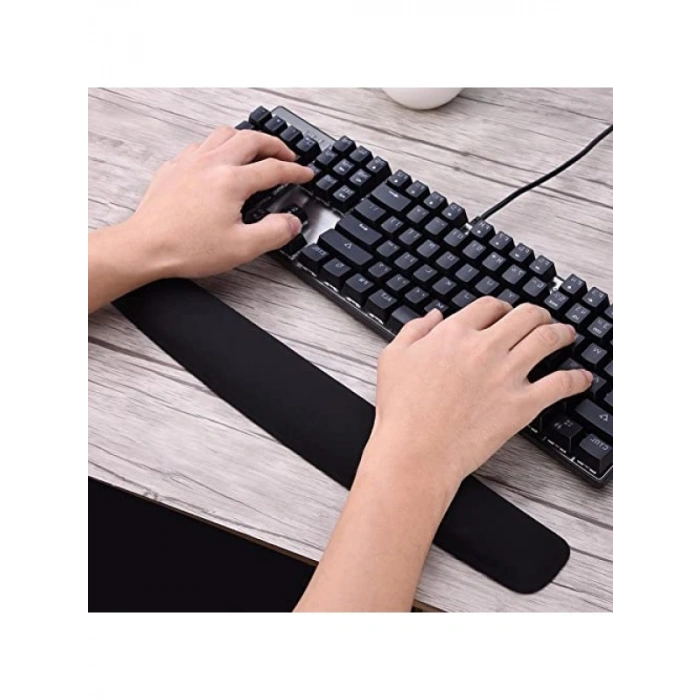 Ergonomik Klavye Bileklik Pad - Nefes Alabilir Sünger
