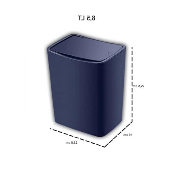 Ergonomik Kompakt Çöp Kovası - 8.5 LT, Laci