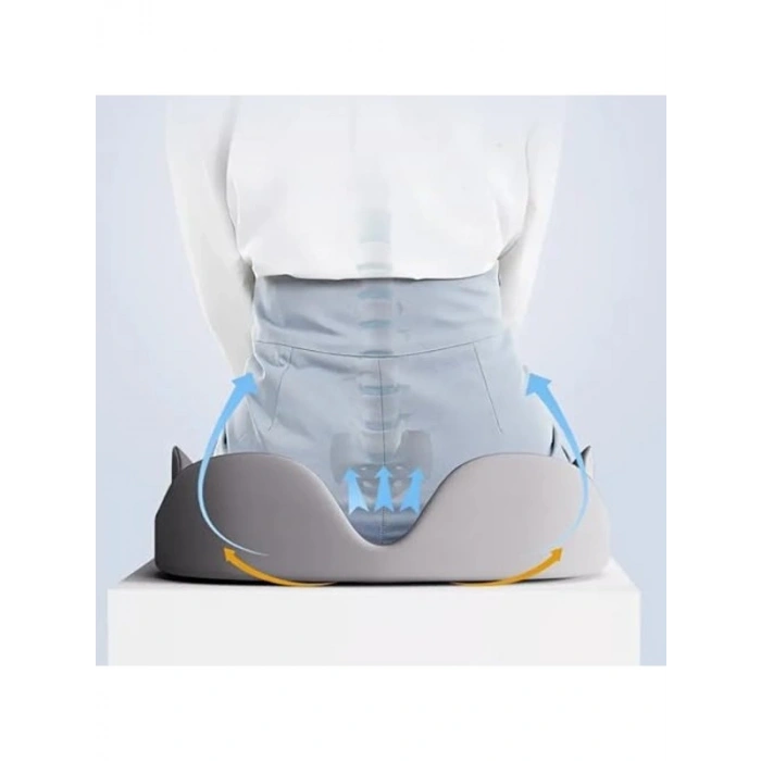 Ergonomik Memory Foam Oturma Minderi, Kuyruk Sokumu Desteği
