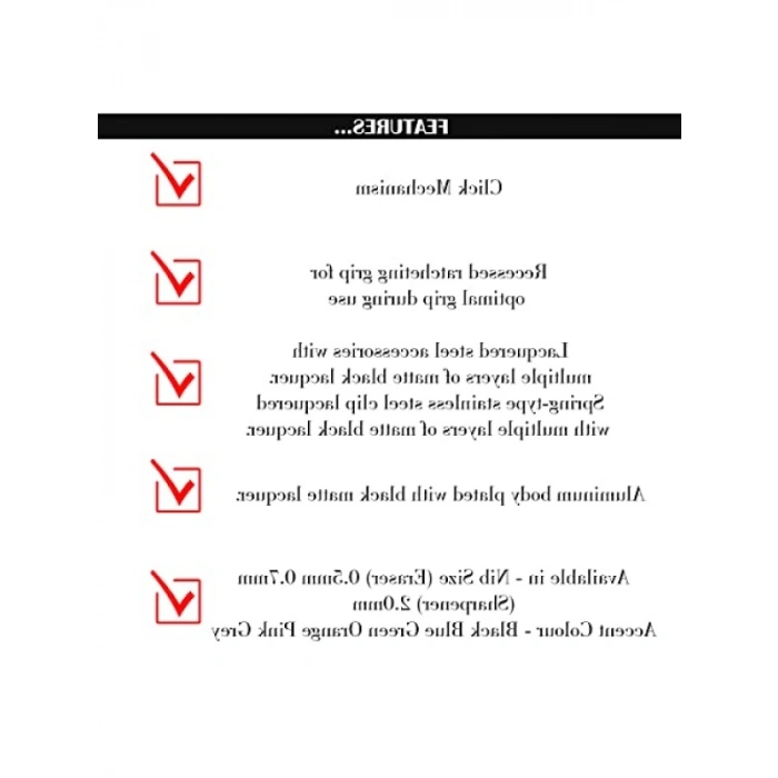 Ergonomik Metal Gövdeli Twist Kalem - 2.0 mm Uç