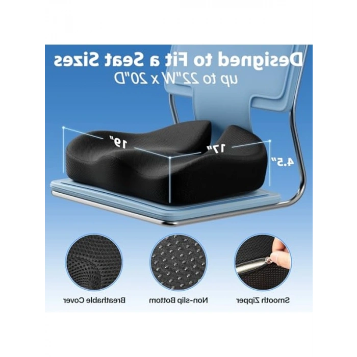 Ergonomik Ofis Koltuğu Minderi, Hafızalı Köpük Yastık