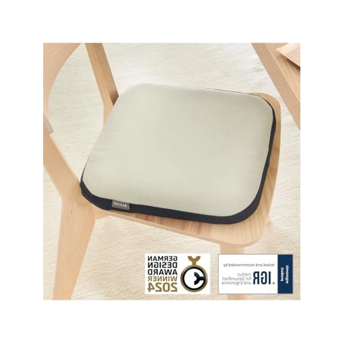 Ergonomik Ofis Mindere, Hava Yastıklı Tasarım, Açık Gri