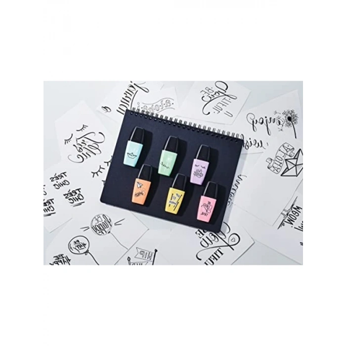 Ergonomik Sarı Fosforlu Kalem - Mini Boyut