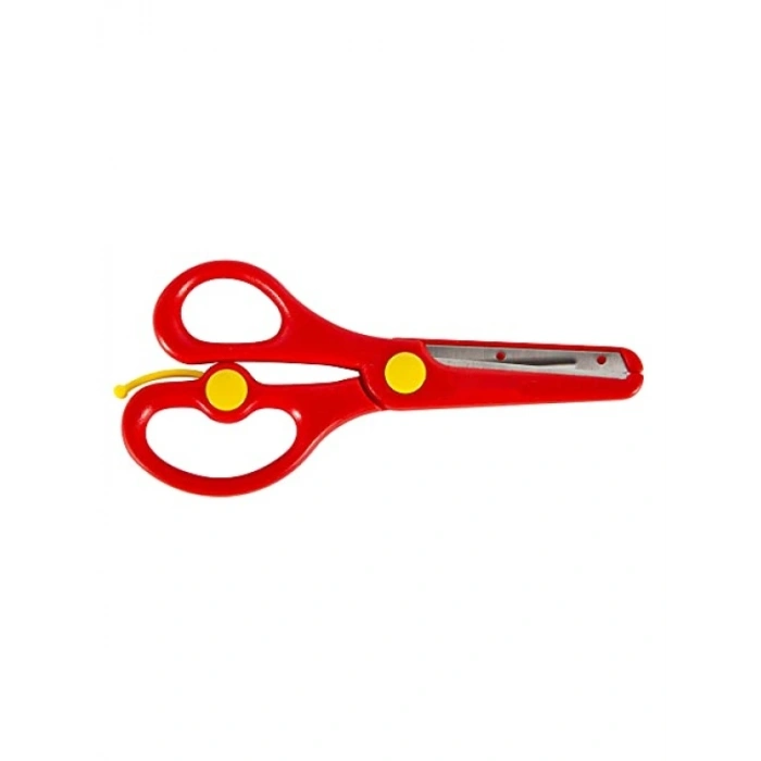 Ergonomik Tasarımlı Plastik Korumalı Okul Makası - Asorti