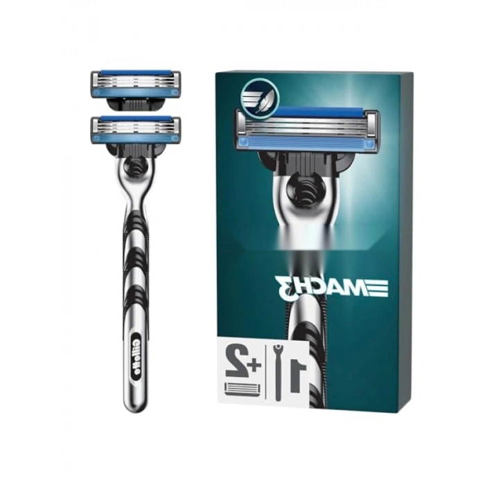 Ergonomik Tasarımlı Tıraş Makinesi ve Yedek Bıçak Seti