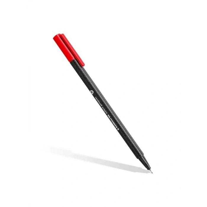 Ergonomik Üçgen Fineliner Kalem Seti, Klasik Renkler, 0.3 mm, 4lü