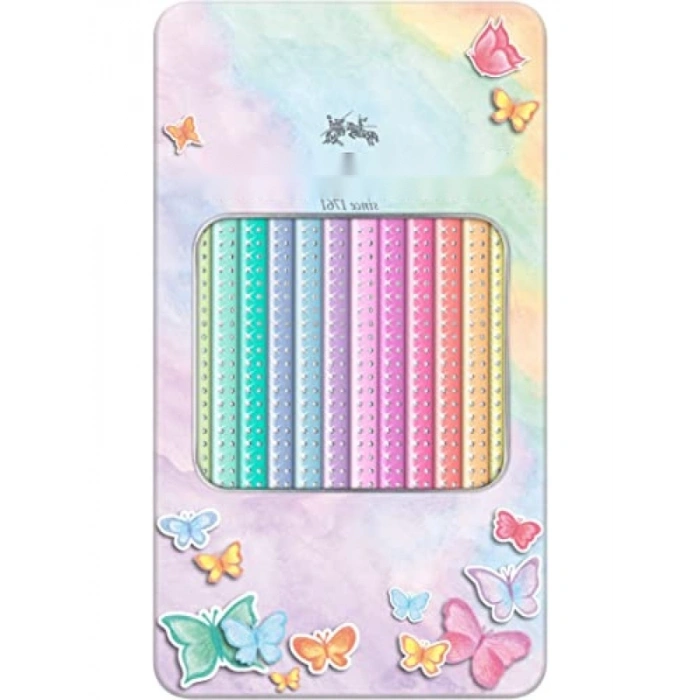 Ergonomik Üçgen Gövdeli 12li Kuru Boya Kalemi