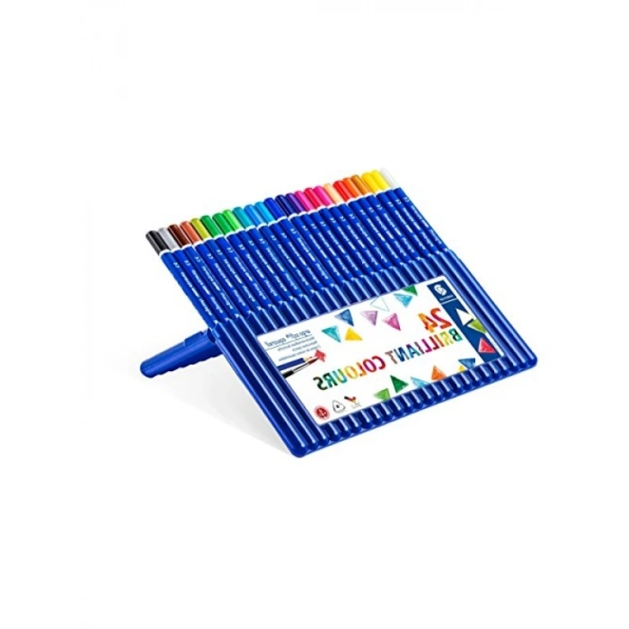 Ergonomik Üçgen Kuru Boya Kalemi, Aquarell, 24 Adet