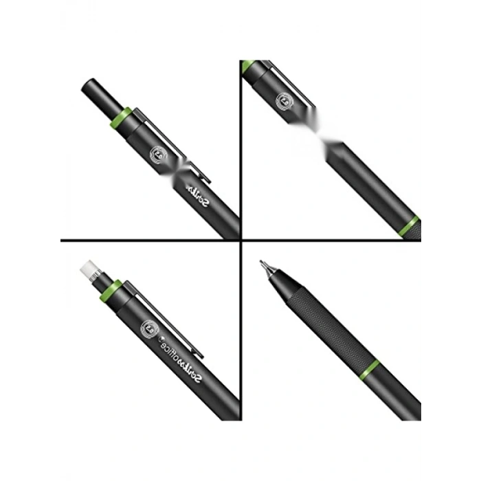 Ergonomik Uçlu Versatil Kalem - 0.5 mm, Yeşil