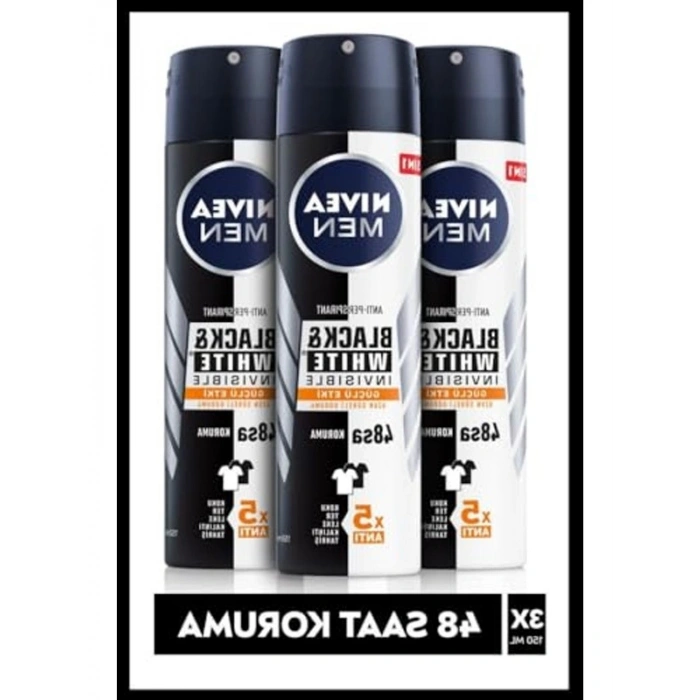 Erkek Deodorant Seti, 3 Adet, 150 ml x3, İz Bırakmayan