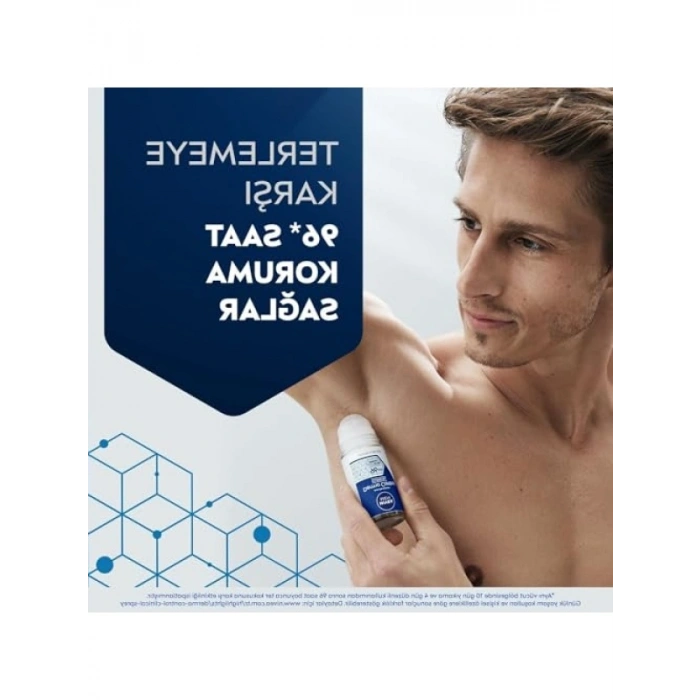 Erkek Roll-On Deodorant, 50 ml, 96 Saat Koruma