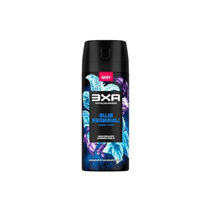 Erkekler için 150 ml sprey deodorant, mavi lavanta ve premium parfüm