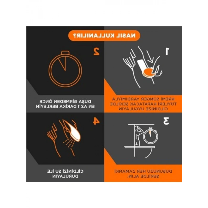 Erkeklere Özel Duşta Tüy Dökücü Krem - 2 x 150 ml