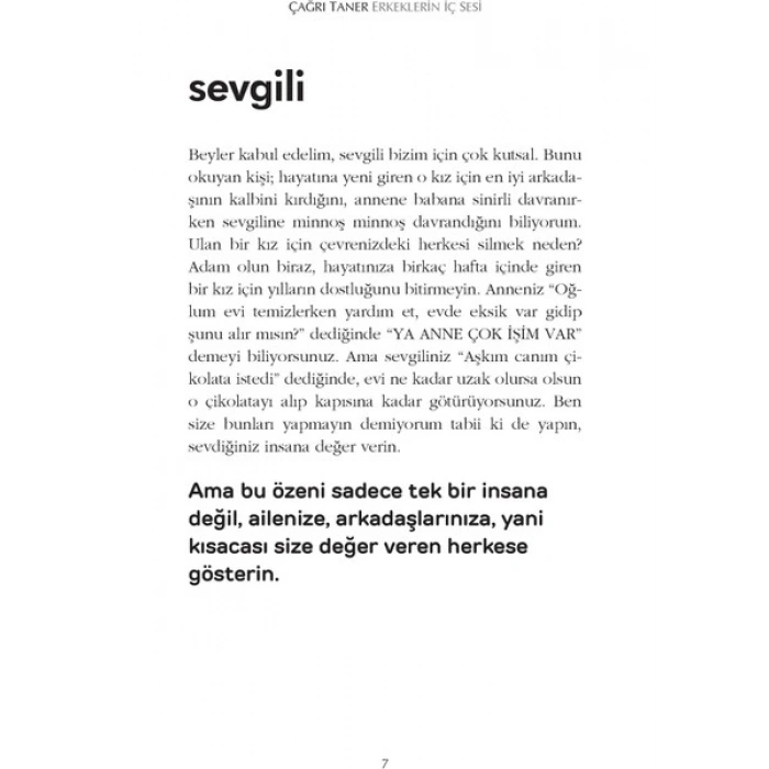 Erkeklerin İç Sesi - Çağrı Taner