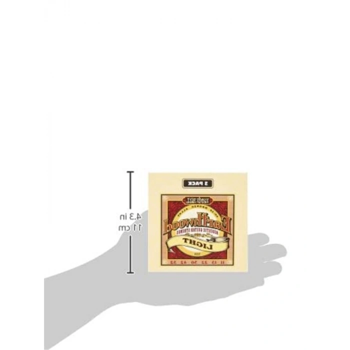 Ernie Ball Earthwood Light 80/20 Bronze Acoustic Guitar Strings 3-Pack - 11-52 Gauge