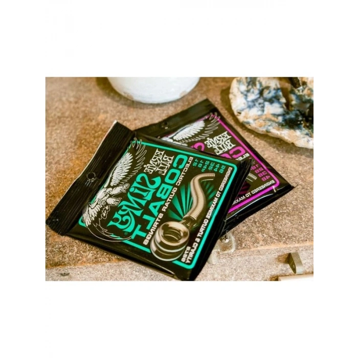 Ernie Ball Sıska Üst Ağır Alt Slinky Kobalt 7-String Elektro Gitar Telleri, Ölçü 10-62