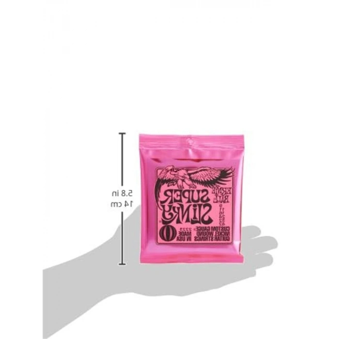 Ernie Ball Super Slinky Nickel Wound Electric Guitar Strings 6 Pack - 9-42 Gauge