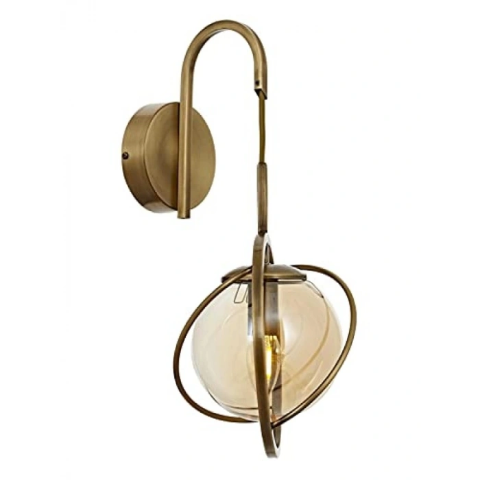 Eskitme Kaplama Aplik, Metal ve Cam, 22x24 cm