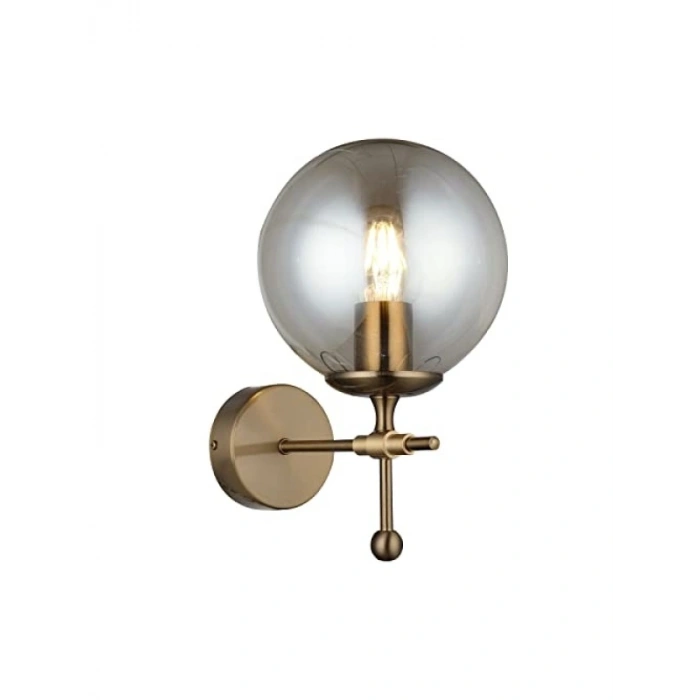 Eskitme Renk Metal Cam Aplik (1XE27)