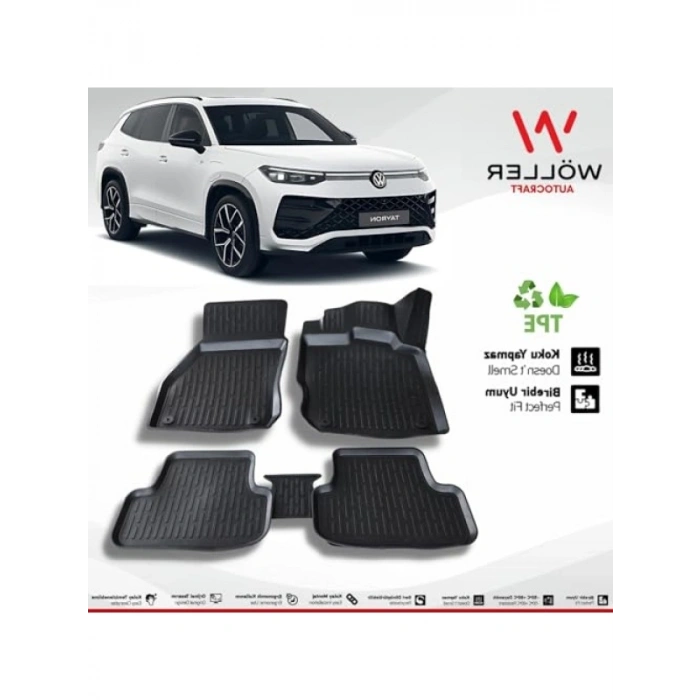 Esnek 3D Paspas - Volkswagen Tayron 2024 Sonrası
