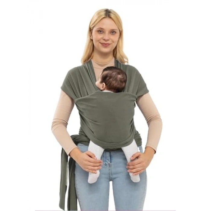 Esnek Bebek Taşıma Şalı - Ten Teması ve Konfor