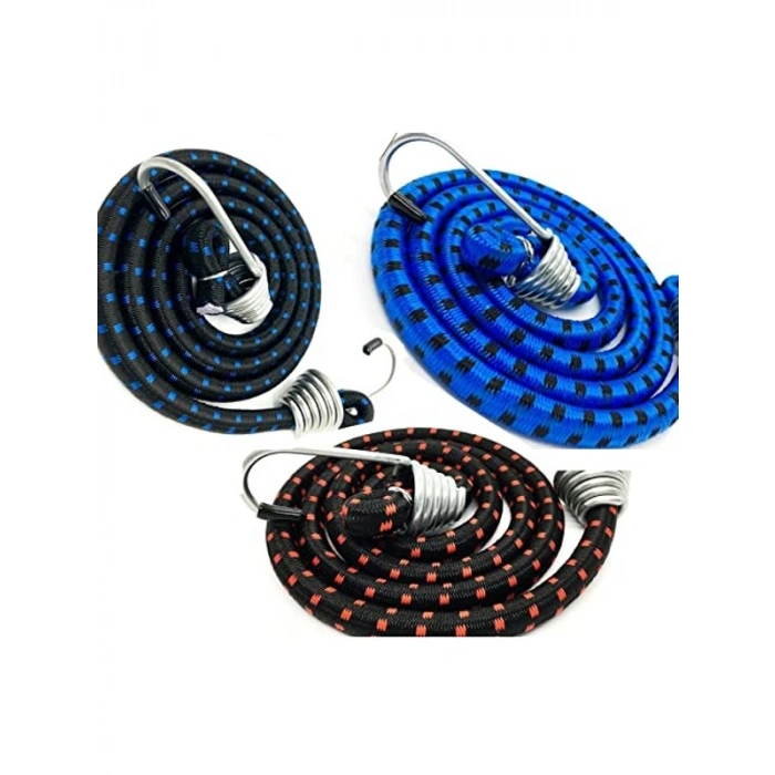 Esnek Gergi Lastiği, Araç Kancalı Bagaj Düzenleyici, 3 Adet