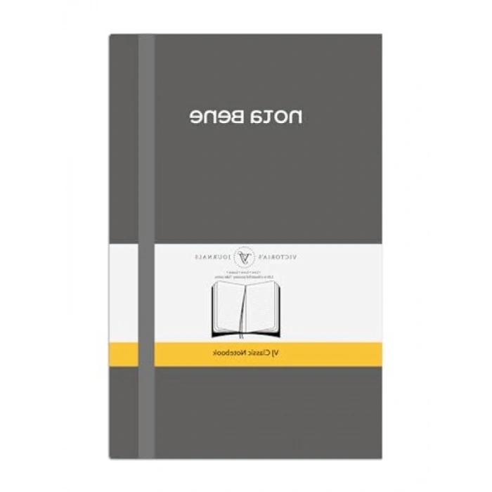 Esnek Kapaklı Orta Boy Defter 13x21 cm - Gri