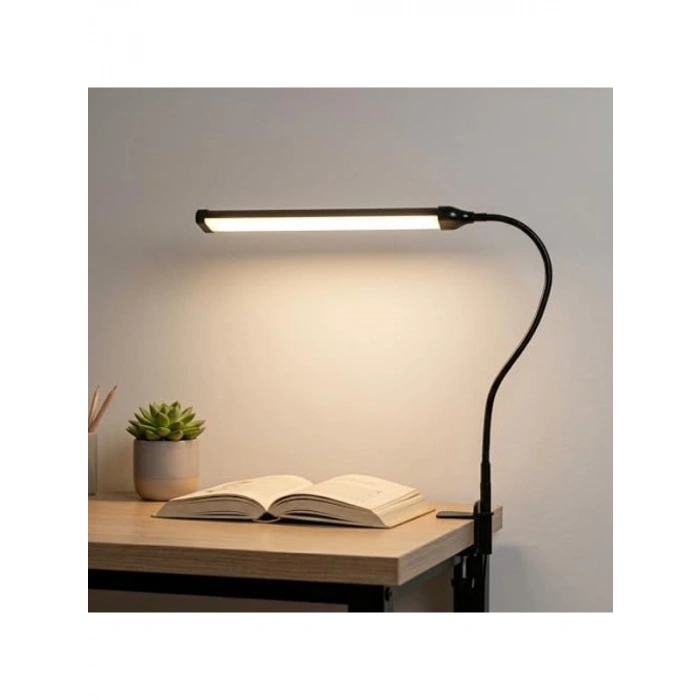 Esnek Kol LED Masa Lambası, 3 Renk Sıcaklığı ile Dimmer Anahtarlı