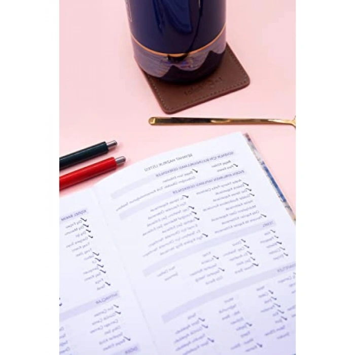 Esnek Seyahat Defteri - 64 Sayfa, Ciltli