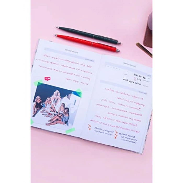 Esnek Seyahat Defteri - 64 Sayfa, Ciltli