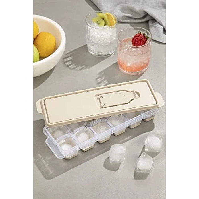 Esnek Silikon Tabanlı 12li Buz Kalıbı - Kolay Buz Hazırlama