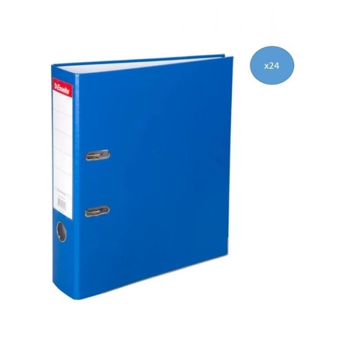 Esselte SLT-9940 24lü Geniş Büro Klasörü Mavi
