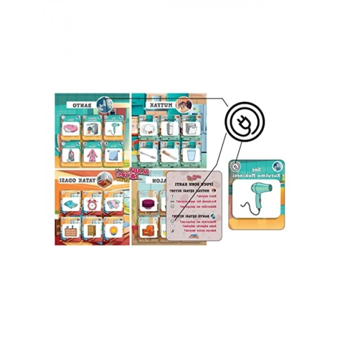 Eşyalar Kutu Oyunu - Acaba Neyim? Junior - Eğlenceli Aile Oyunları