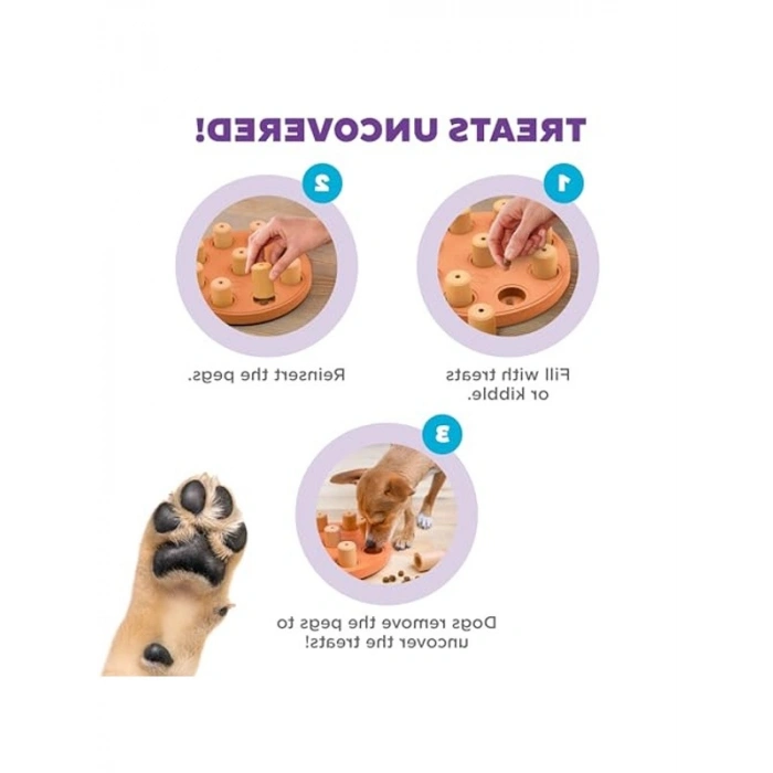 Etkileşimli Köpek Oyuncağı, Leckerlis İçin Turuncu Renk