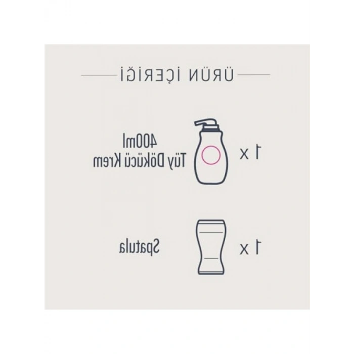 Etkili Tüy Dökücü Krem 400 ml