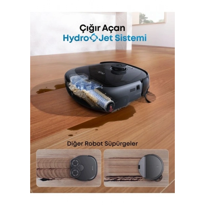 Eufy Anker Omni E28 20.000 Pa, Halı ve Koltuk Yıkamalı Robot Süpürge