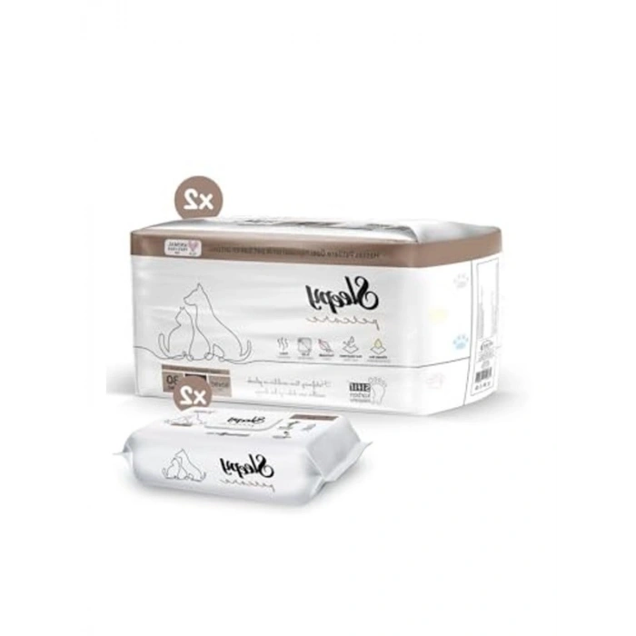 Evcil Hayvan Bakım Örtüsü, 60 Adet, 2X30 Paket