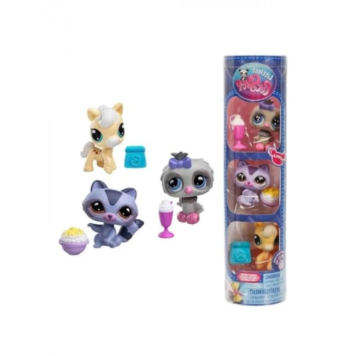 Evcil Hayvan Temalı Mini Figürler, Eğlenceli Oyun Seti (3lü Paket)