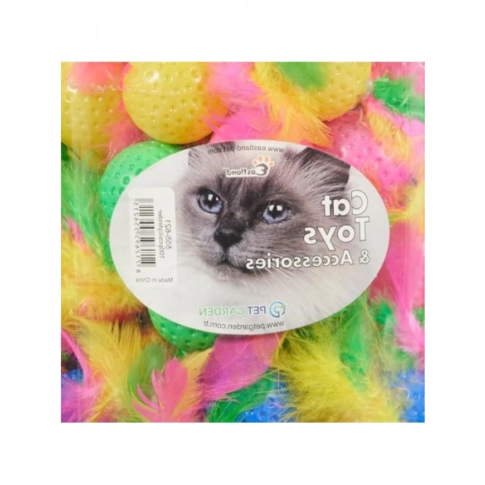 Evcil Hayvanlar İçin 100 Adet Tüylü Top