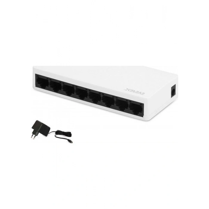 Everest Esw-108 8 Port 10/100Mbps Ethernet Switch Hub
