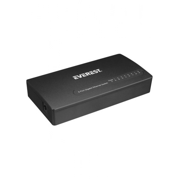 Everest ESW-808 8 Port 1000MBPS RTL8370N Gigabit Ethernet Switch Hub
