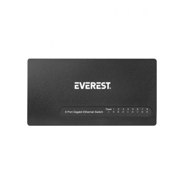 Everest ESW-808 8 Port 1000MBPS RTL8370N Gigabit Ethernet Switch Hub