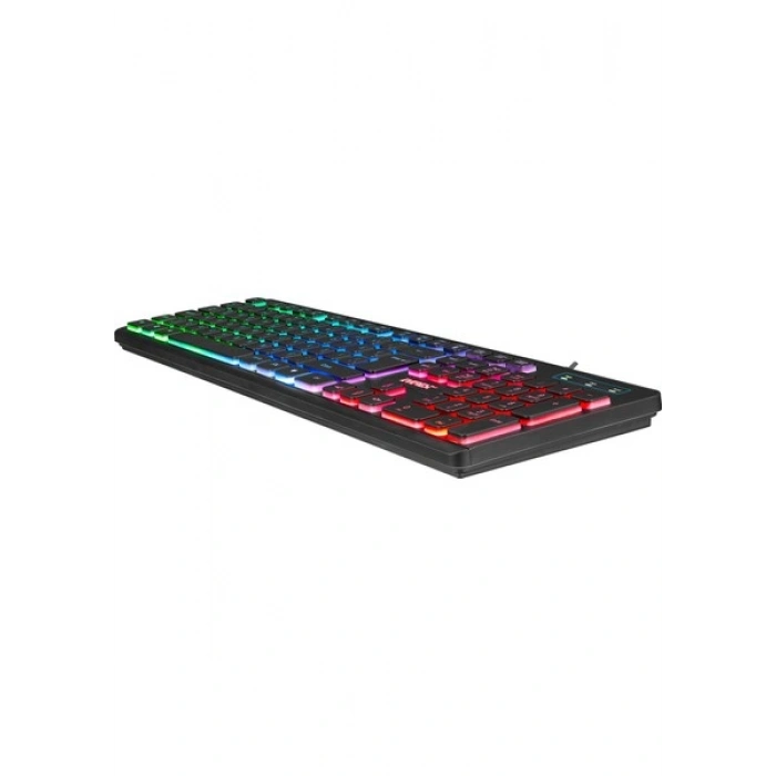 Everest KB-120 Sleek Siyah USB Gökkuşağı Aydınlatmalı Q Gaming Oyuncu Klavyesi
