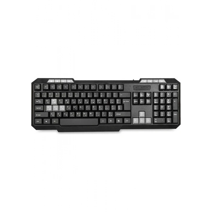 Everest Kb-700 Siyah Usb Arabic-Us Layout Arapça Multimedia Klavye