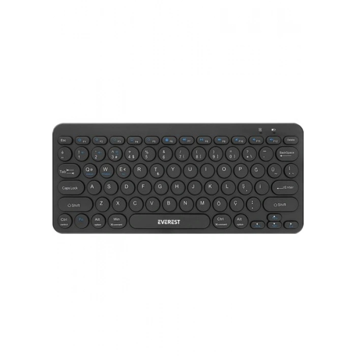 Everest KB-BT16 Siyah 2.4g+Bt1+Bt2 Q Klavye