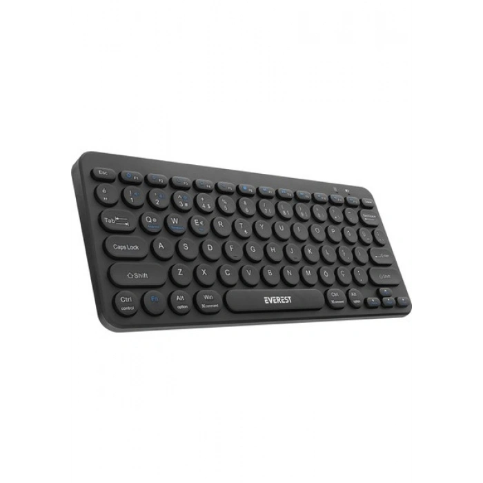 Everest KB-BT16 Siyah 2.4g+Bt1+Bt2 Q Klavye