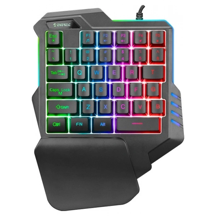 Everest KB-R177 Salvo Rgb Rainbow Ledli 35 Tuşlu Mini Gaming Oyuncu Klavyesi