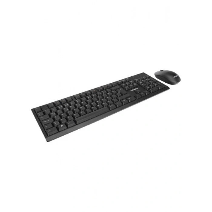 Everest KM-2510 Kablosuz Q Multimedia Klavye + Mouse Set Siyah