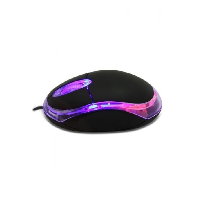 Everest KM-6809 Usb Siyah Mavi Işıklı Optik Mouse