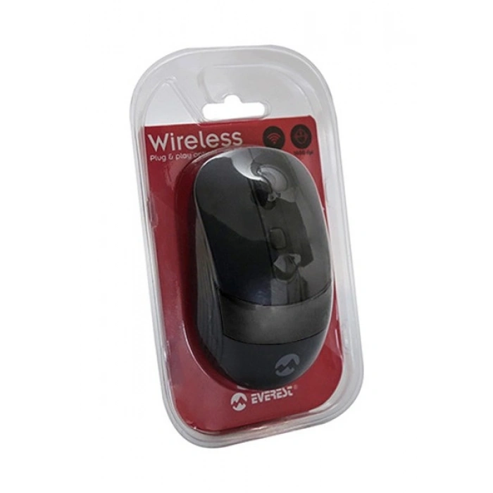 Everest Sm-18 USB Siyah 2.4ghz Optik Kablosuz Mouse